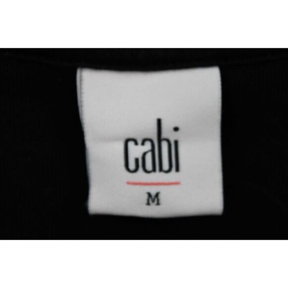 Cabi 3378 Sporty Sprint Jacket Womens Medium Black White Striped Full Zip Modern - Picture 13 of 14